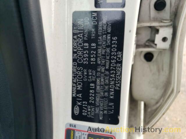 KIA RIO EX, KNADN5A37D6230336