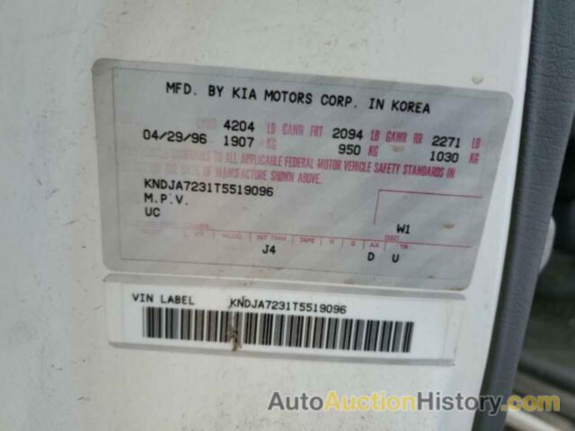 KIA SPORTAGE, KNDJA7231T5519096