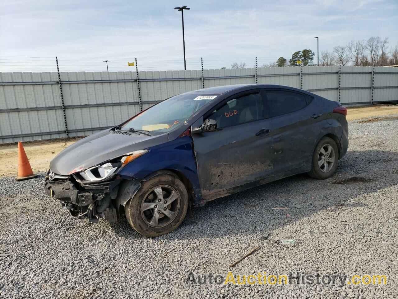 2014 HYUNDAI ELANTRA SE, 5NPDH4AE8EH530982