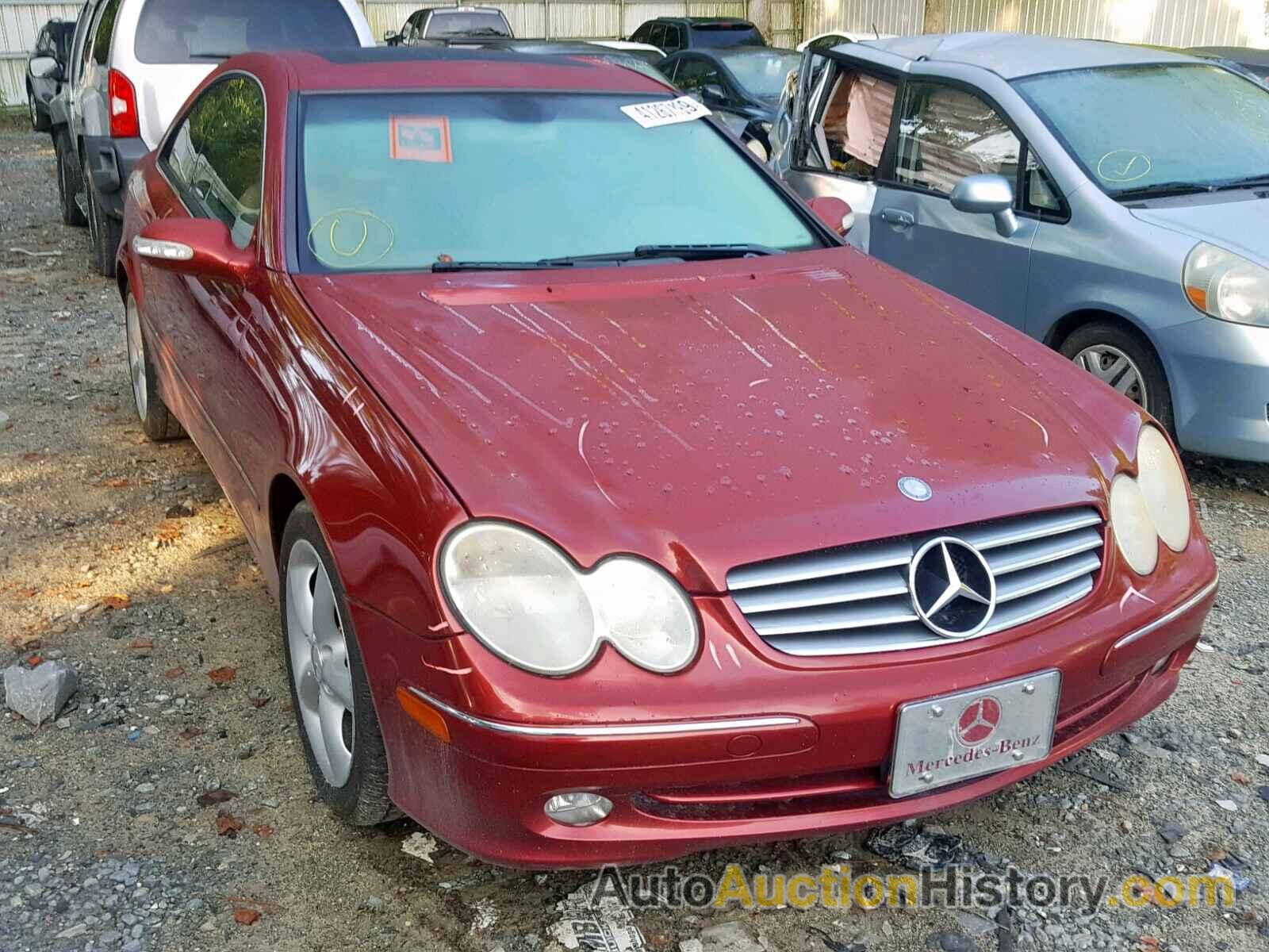 2005 MERCEDES-BENZ CLK 320C, WDBTJ65J25F161371