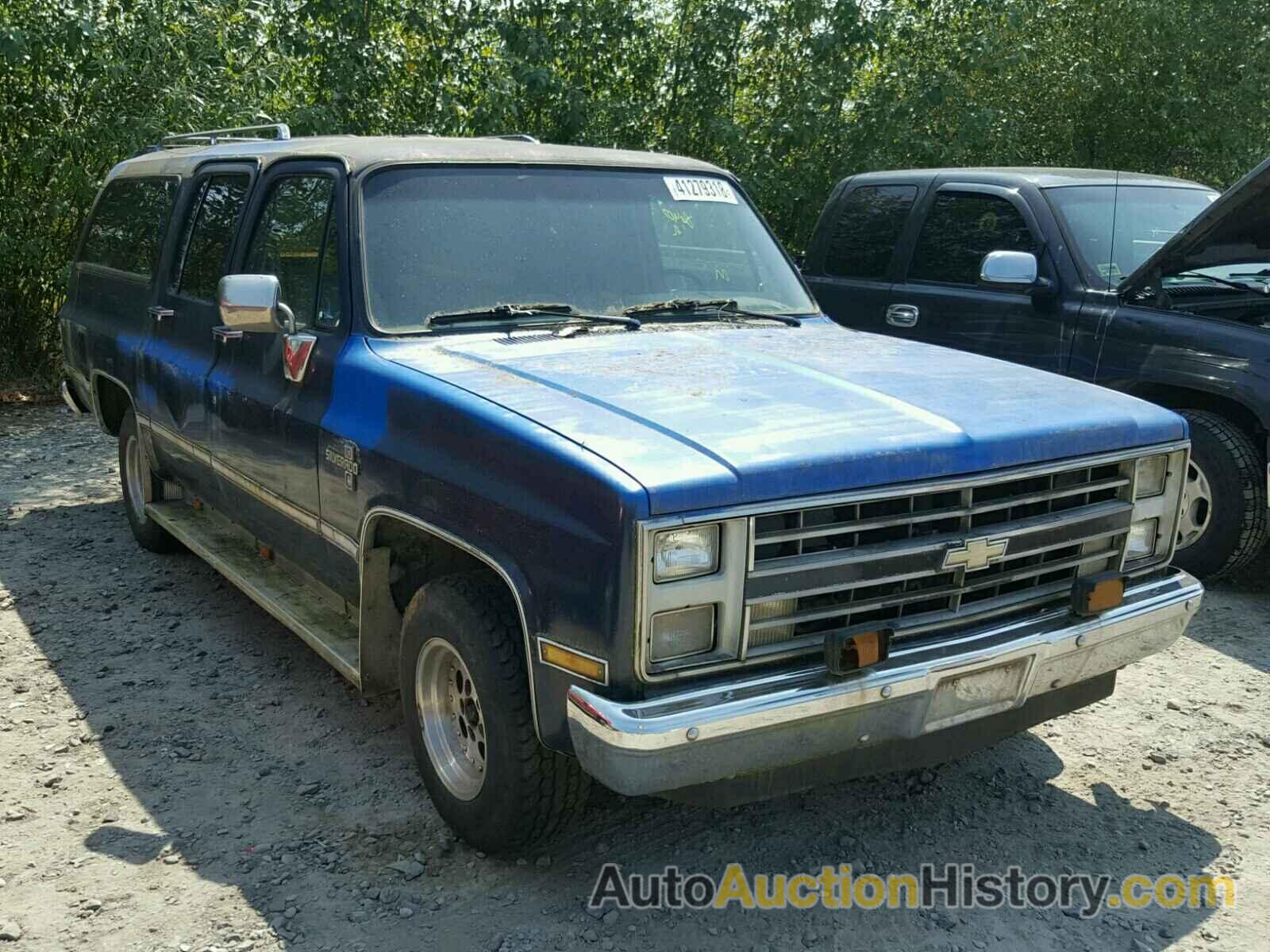 1987 CHEVROLET SUBURBAN R1, 1GNER16K6HF185679