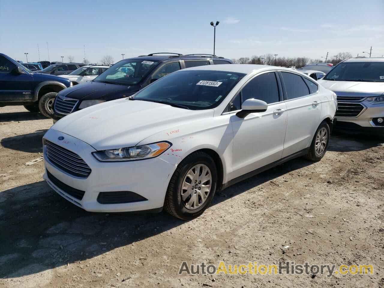 2014 FORD FUSION S, 3FA6P0G73ER108487