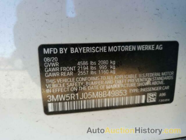 BMW 3 SERIES, 3MW5R1J05M8B49853
