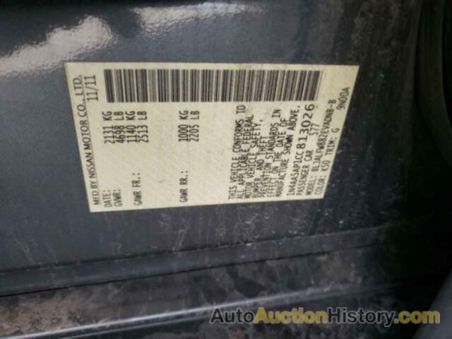 NISSAN MAXIMA S, 1N4AA5AP1CC813026