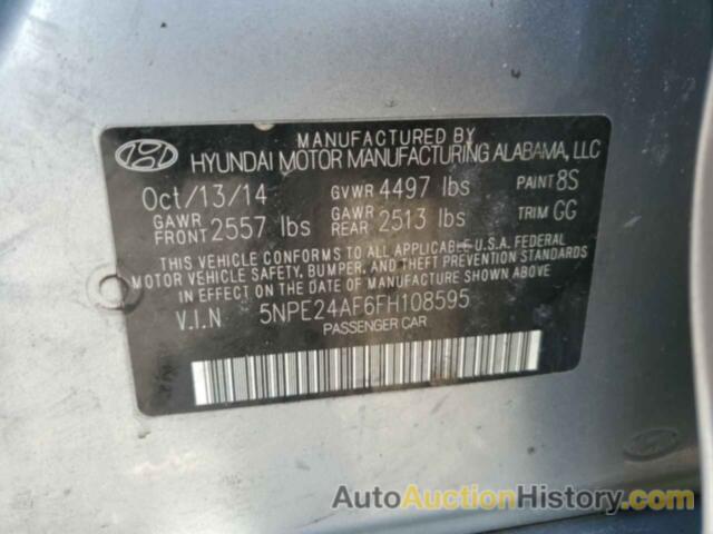 HYUNDAI SONATA SE, 5NPE24AF6FH108595