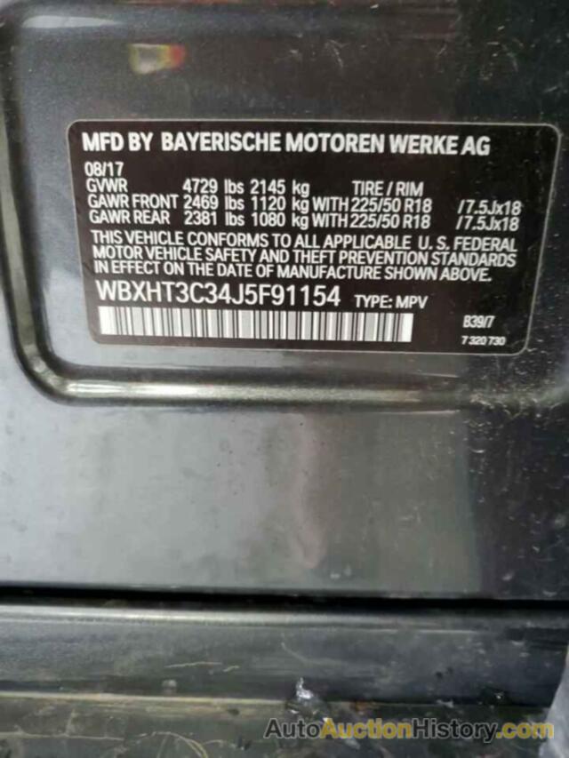 BMW X1 XDRIVE28I, WBXHT3C34J5F91154