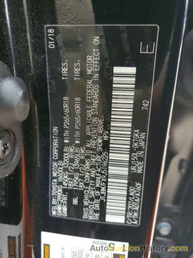 LEXUS GX 460, JTJBM7FX9J5196225