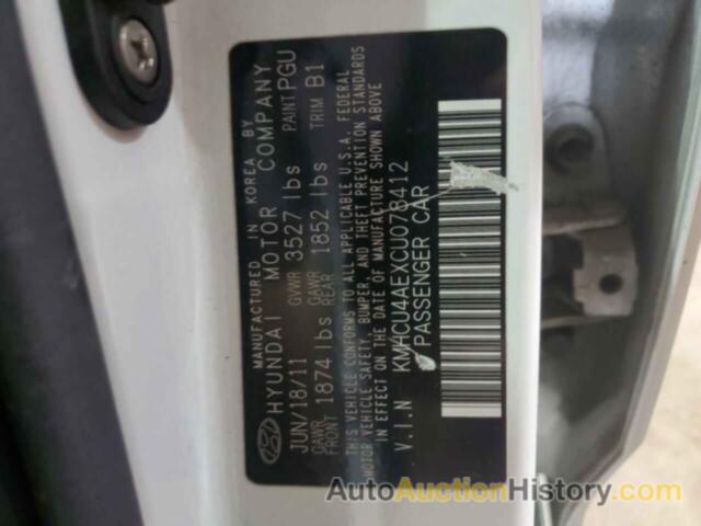 HYUNDAI ACCENT GLS, KMHCU4AEXCU078412