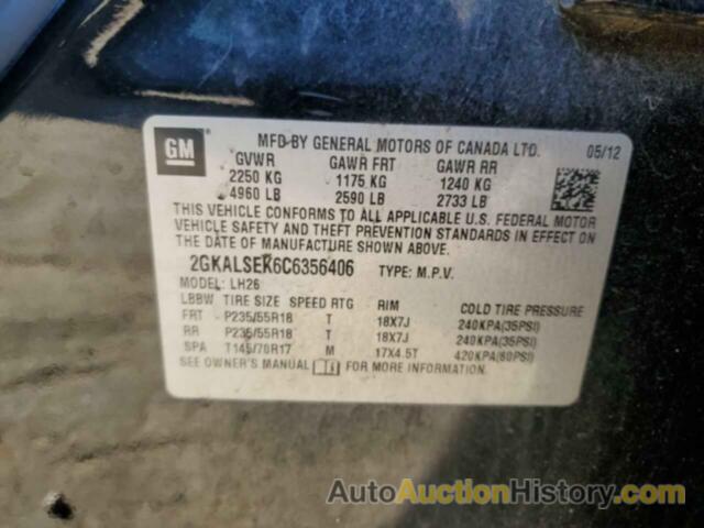 GMC TERRAIN SLE, 2GKALSEK6C6356406