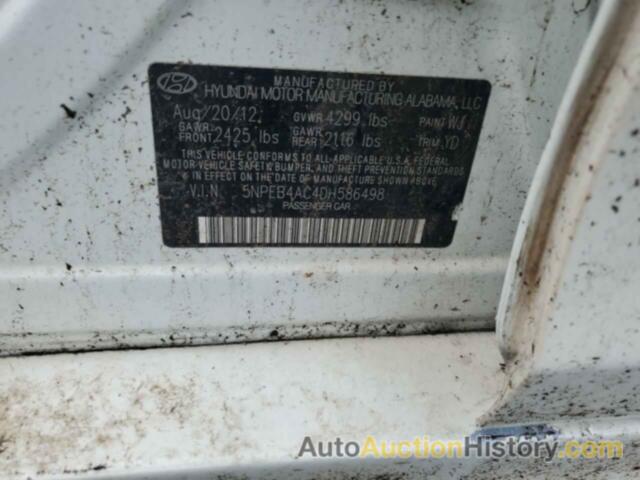 HYUNDAI SONATA GLS, 5NPEB4AC4DH586498