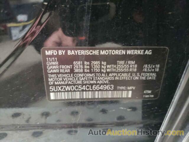 BMW X5 XDRIVE35D, 5UXZW0C54CL664963