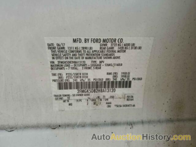 FORD FLEX LIMITED, 2FMGK5D82HBA13120