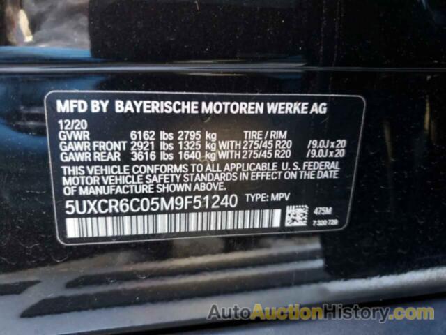 BMW X5 XDRIVE40I, 5UXCR6C05M9F51240
