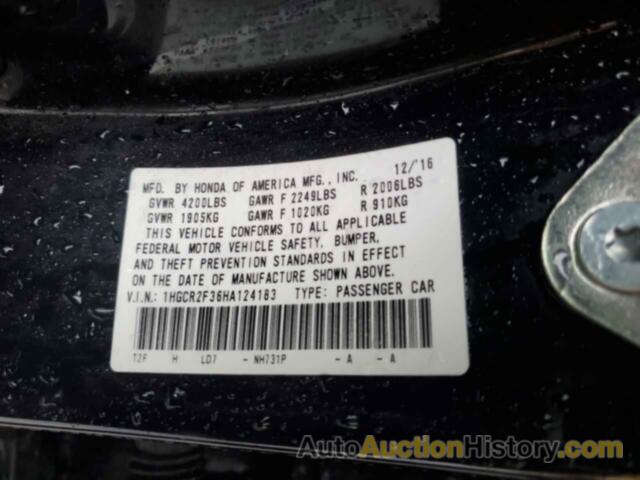 HONDA ACCORD LX, 1HGCR2F36HA124183