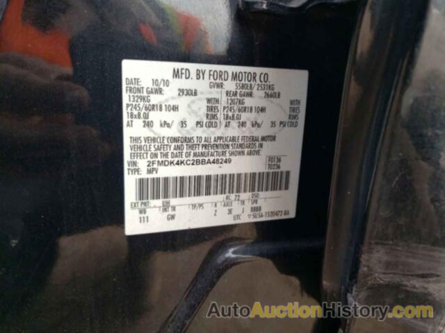 FORD EDGE LIMITED, 2FMDK4KC2BBA48249