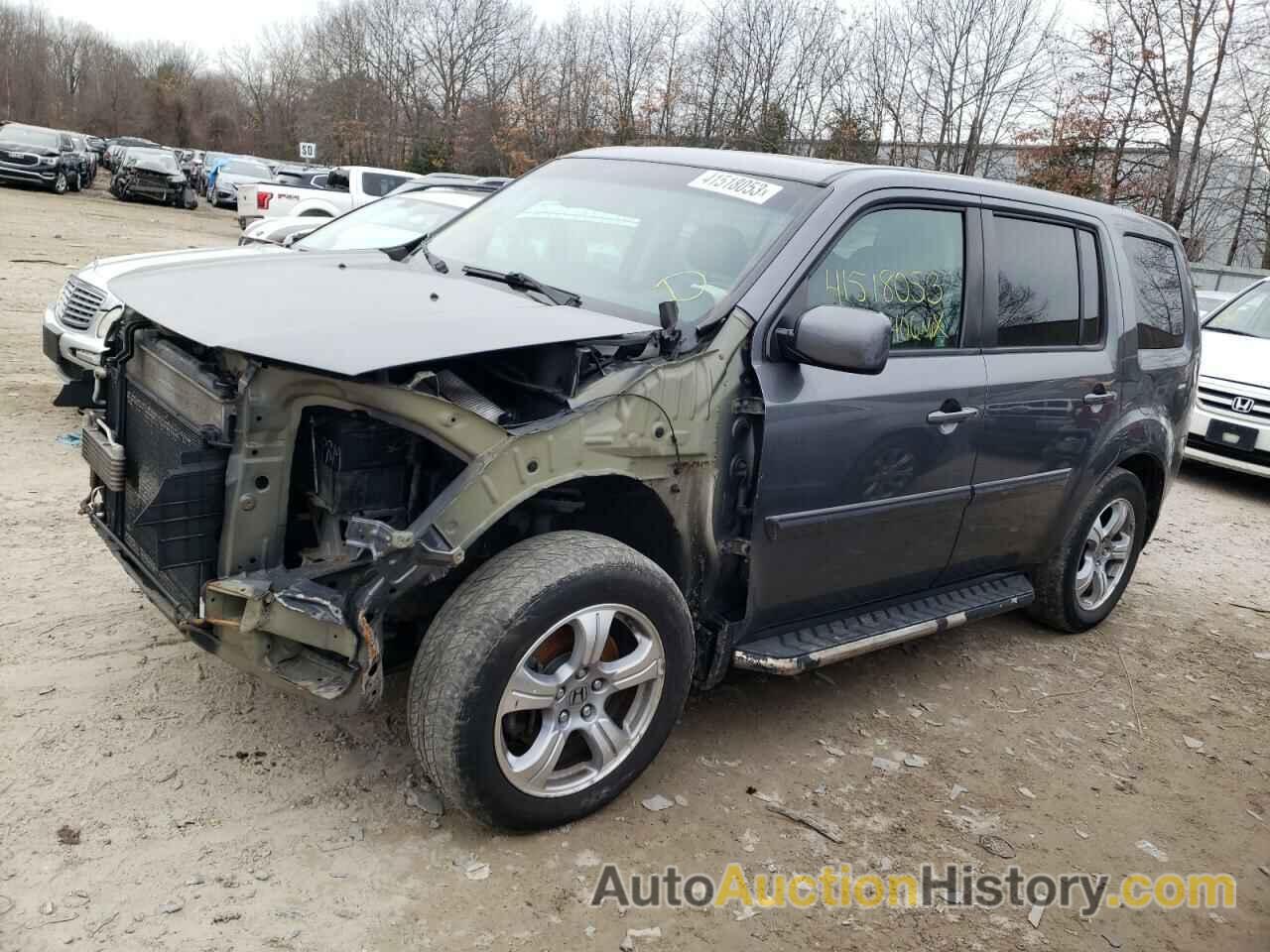 2012 HONDA PILOT EXL, 5FNYF4H51CB081024