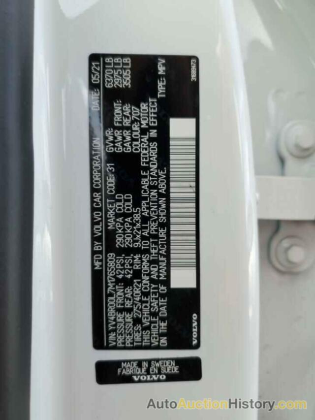 VOLVO XC90 T8 RE T8 RECHARGE INSCRIPTION, YV4BR00L7M1765809