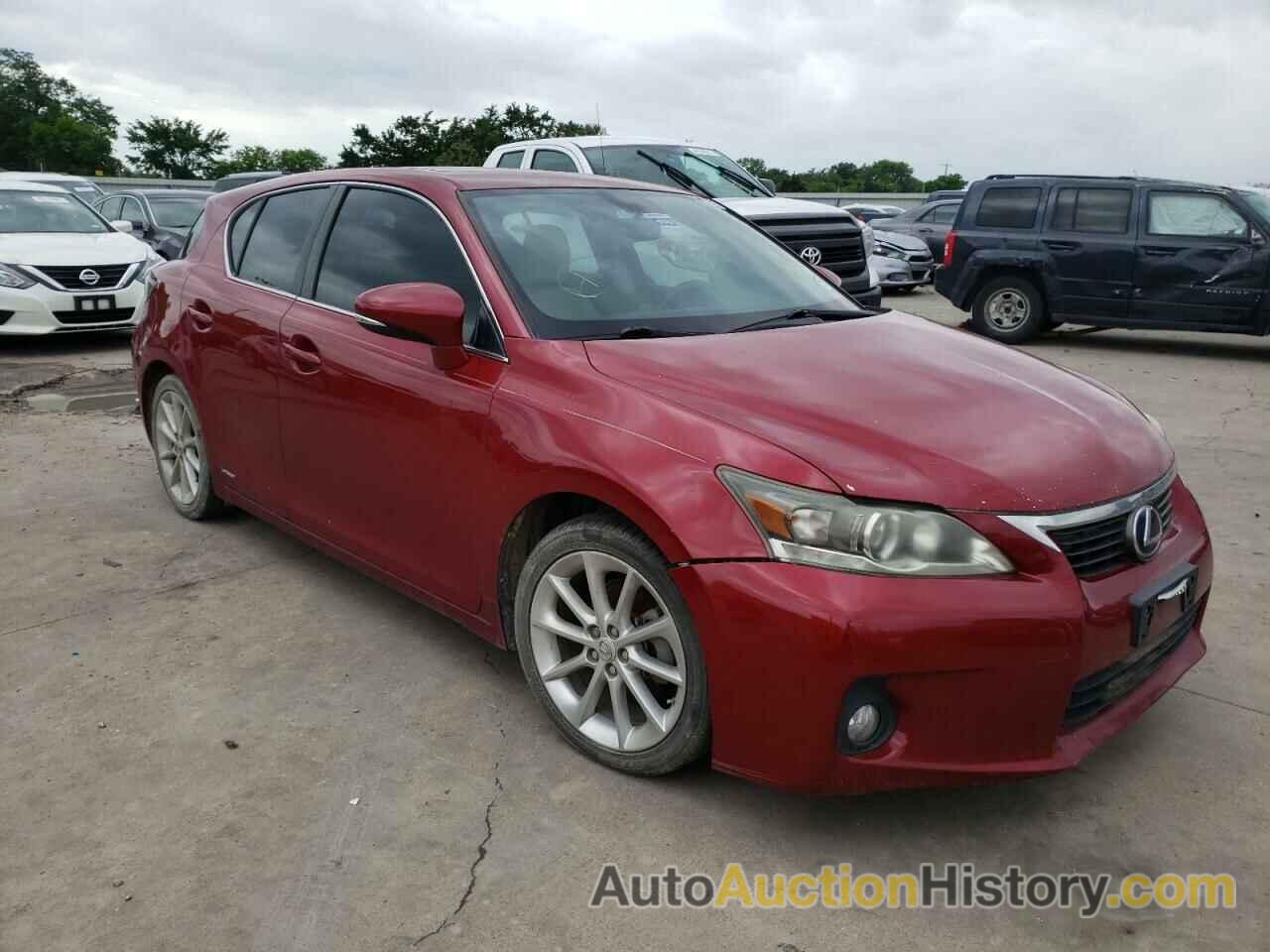 2012 LEXUS CT 200 200, JTHKD5BH0C2085264