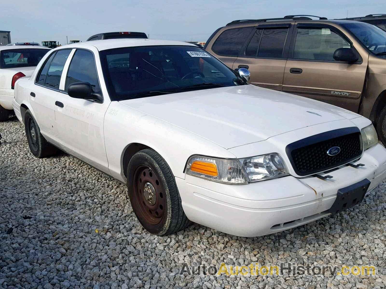 2008 FORD CROWN VICTORIA POLICE INTERCEPTOR, 2FAFP71V98X139622