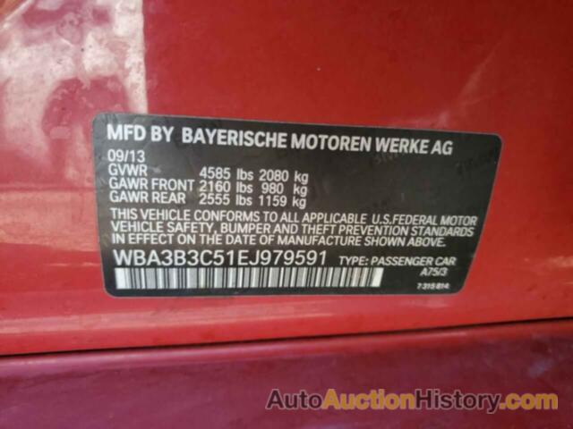 BMW 3 SERIES XI, WBA3B3C51EJ979591