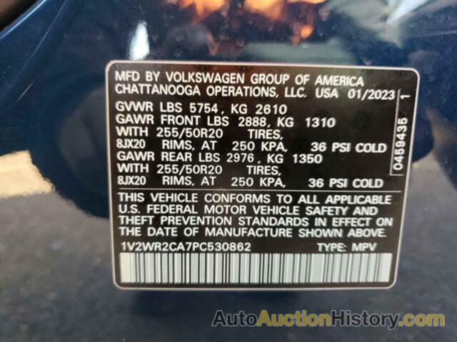 VOLKSWAGEN ATLAS SE, 1V2WR2CA7PC530862