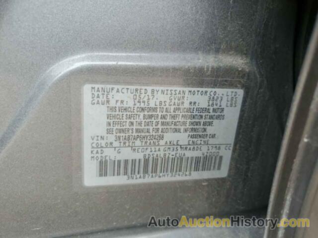 NISSAN SENTRA S, 3N1AB7AP6HY324268