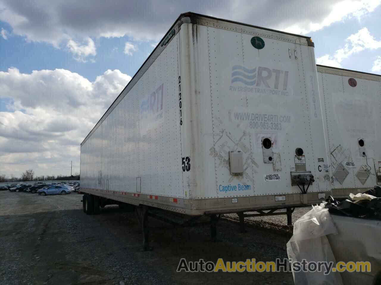 2012 GREAT DANE TRAILER DRY 53FT, 1GRAA0620CJ634469