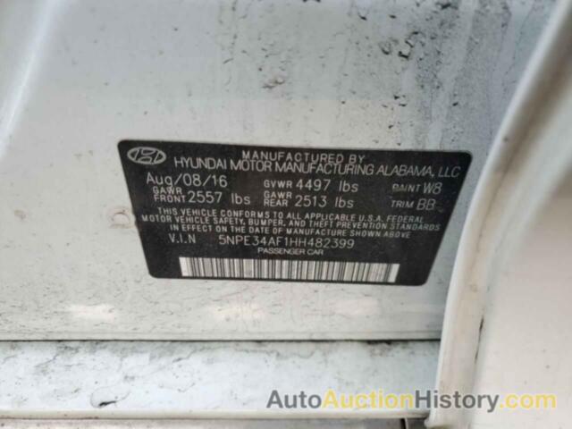 HYUNDAI SONATA SPORT, 5NPE34AF1HH482399