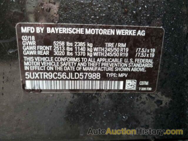 BMW X3 XDRIVE30I, 5UXTR9C56JLD57988