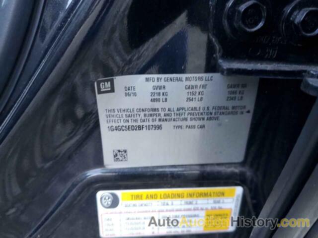 BUICK LACROSSE CXL, 1G4GC5ED2BF107996