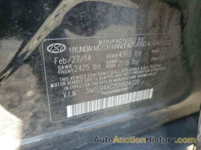 HYUNDAI SONATA GLS, 5NPEB4AC2EH904720