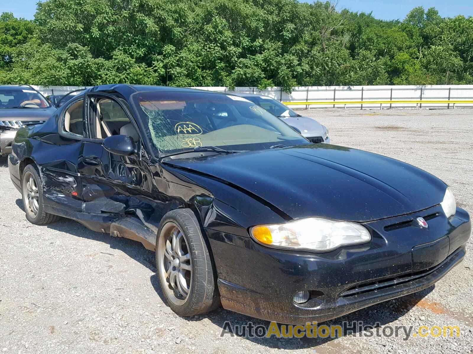 2003 CHEVROLET MONTE CARLO SS, 2G1WX12K939150511