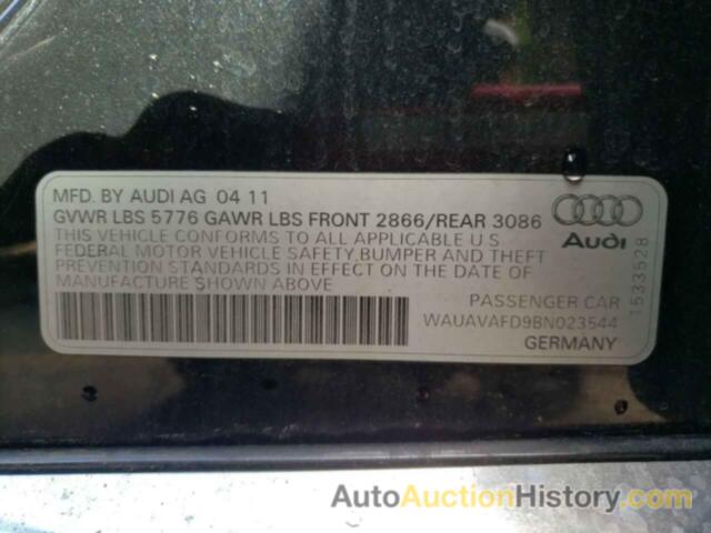 AUDI A8 QUATTRO, WAUAVAFD9BN023544