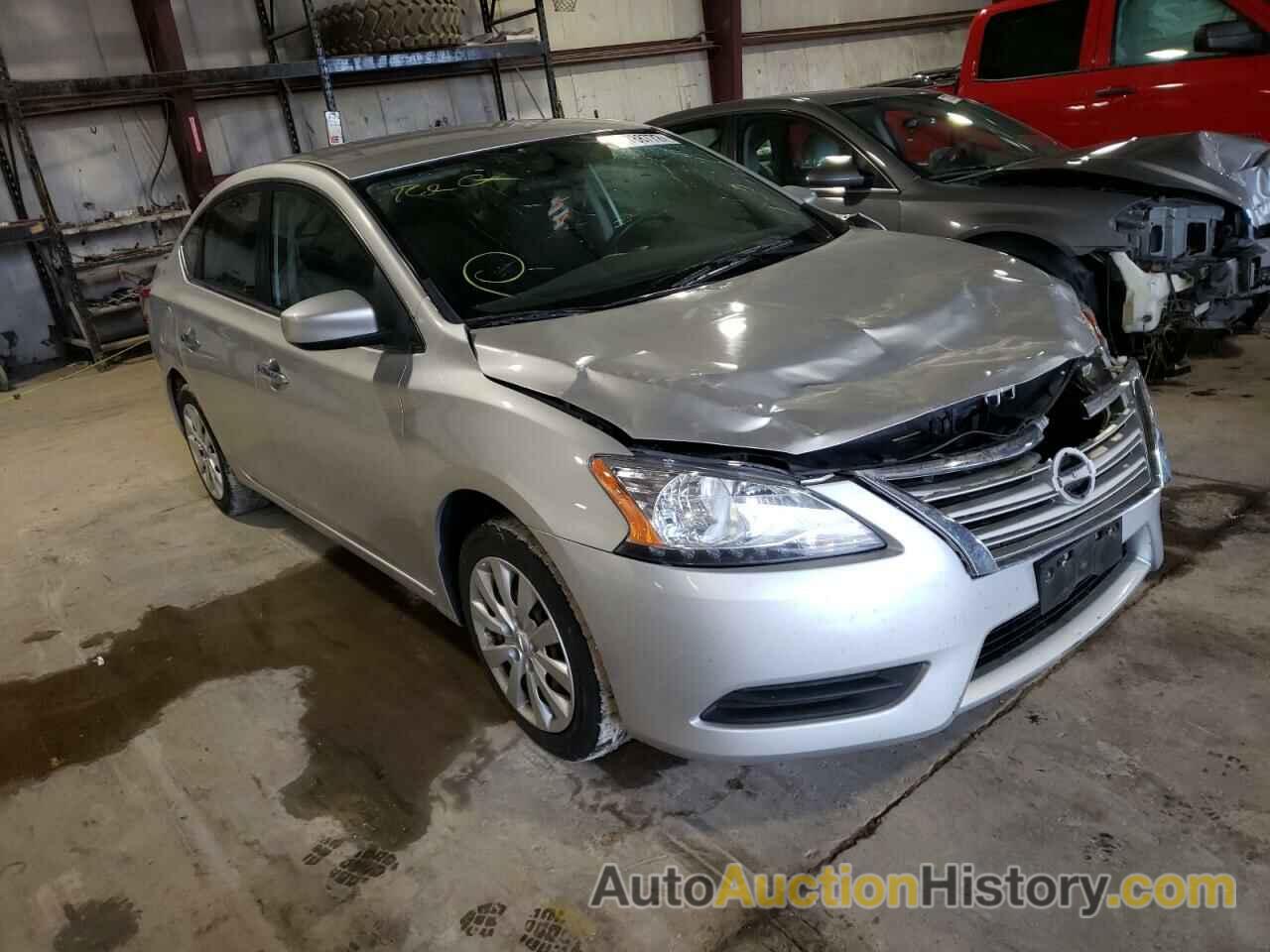 2015 NISSAN SENTRA S, 3N1AB7AP1FY291466