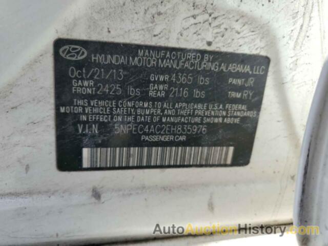 HYUNDAI SONATA SE, 5NPEC4AC2EH835976