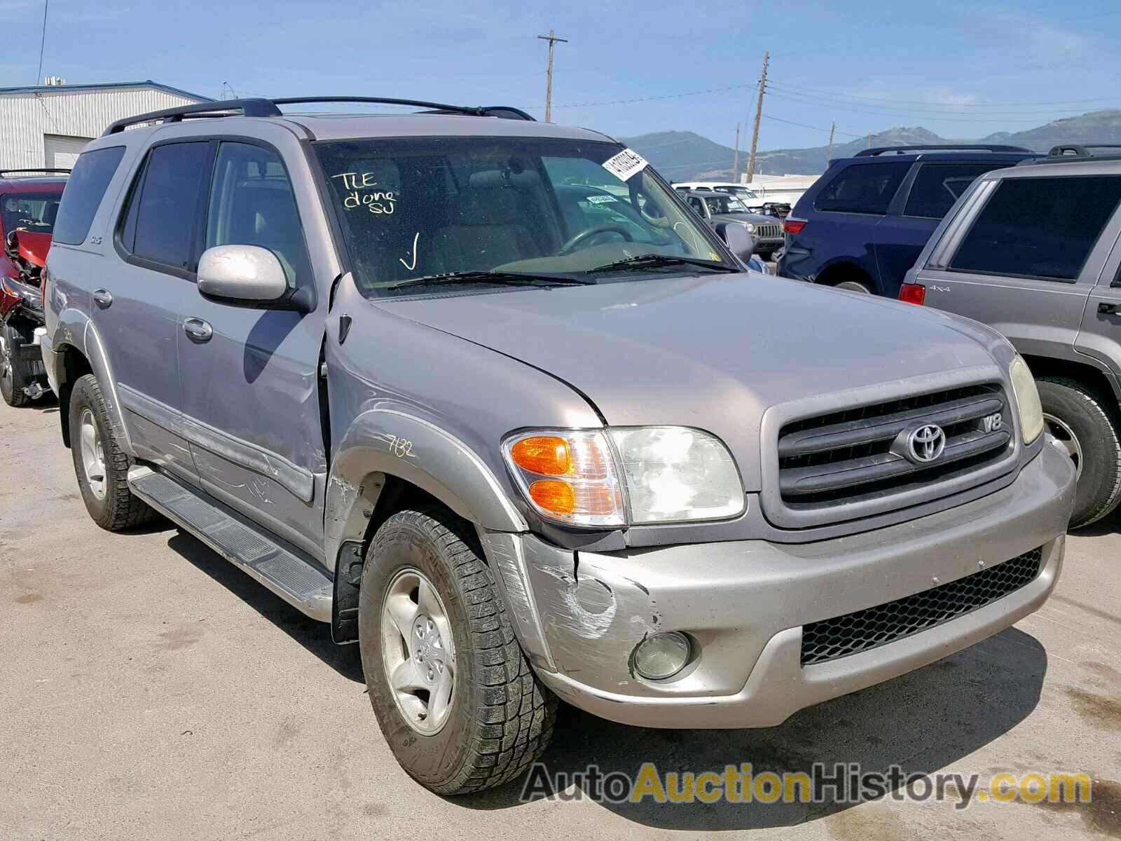 2002 TOYOTA SEQUOIA SR5, 5TDBT44A82S116363