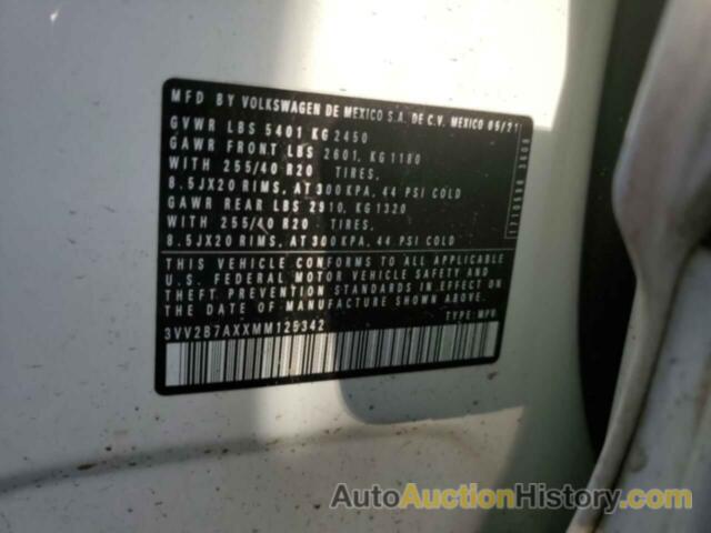 VOLKSWAGEN TIGUAN SE, 3VV2B7AXXMM125342