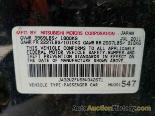 MITSUBISHI LANCER ES/ES SPORT, JA32U2FU6BU042671