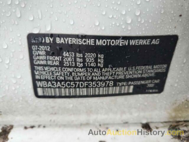 BMW 3 SERIES I, WBA3A5C57DF353978