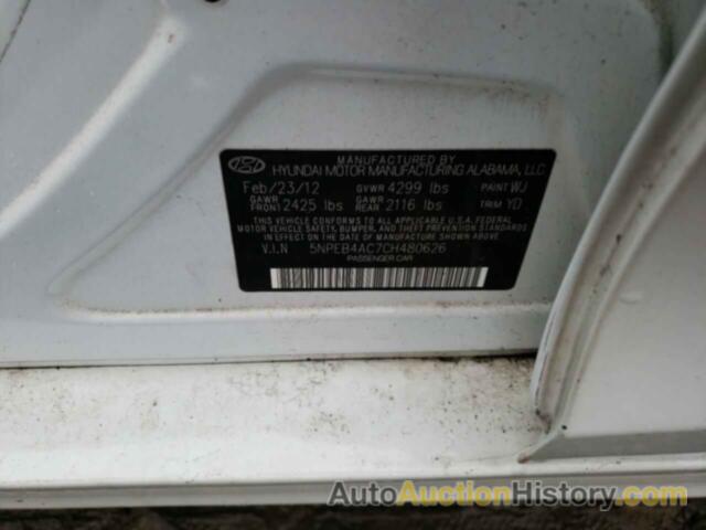 HYUNDAI SONATA GLS, 5NPEB4AC7CH480626