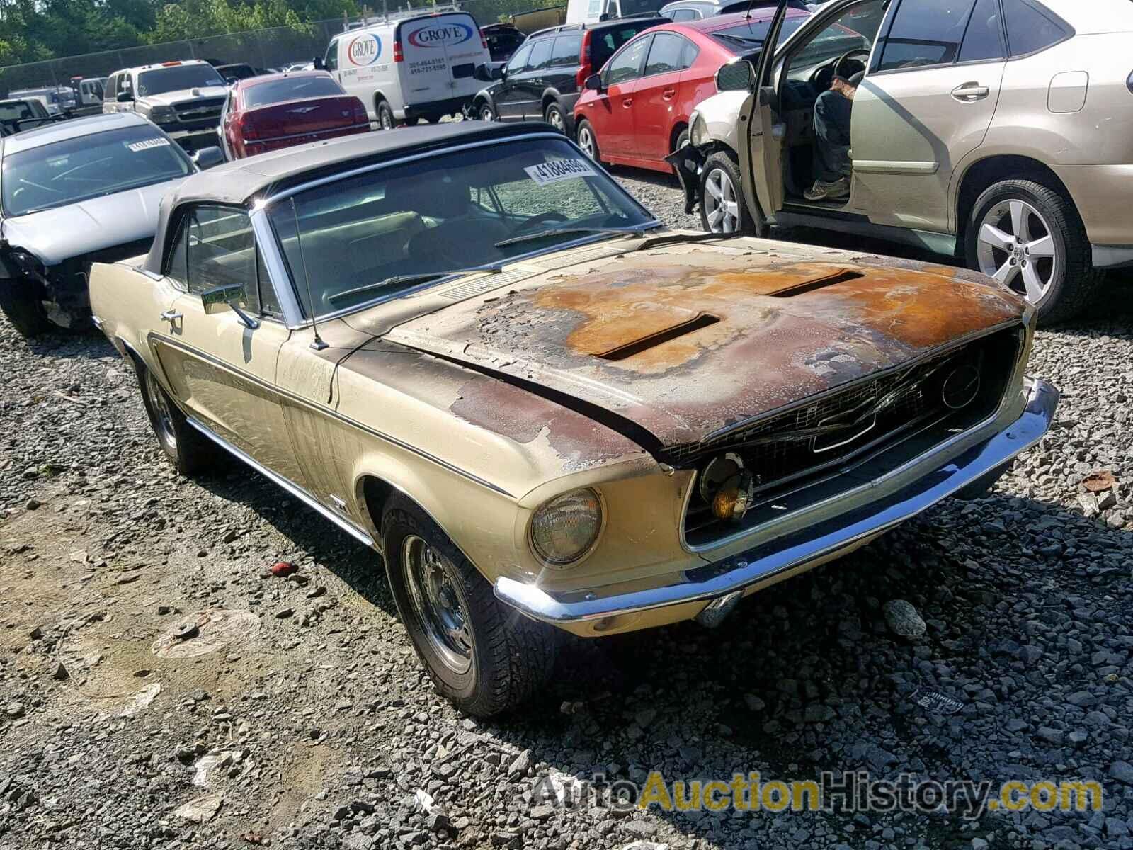 1968 FORD MUSTANG, 8F03J195524