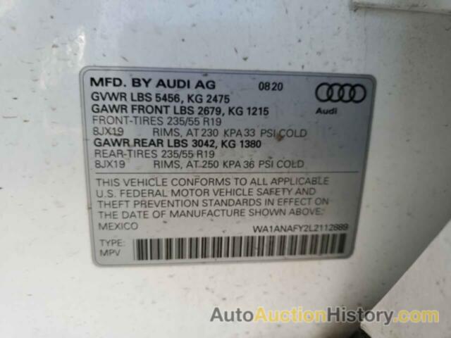 AUDI Q5 PREMIUM, WA1ANAFY2L2112889