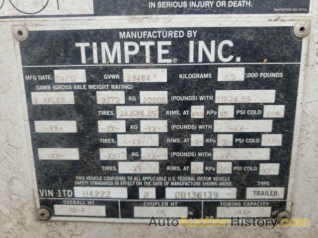 TIMP HOPPER TRL, 1TDH42222DB136139