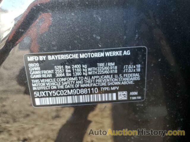 BMW X3 XDRIVE30I, 5UXTY5C02M9D88110