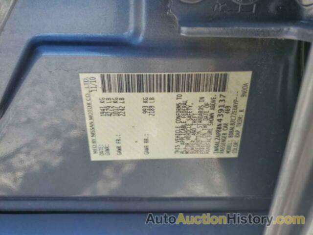 NISSAN ALTIMA BASE, 1N4AL2AP8BN439137