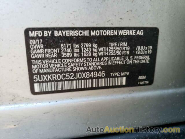 BMW X5 XDRIVE35I, 5UXKR0C52J0X84946