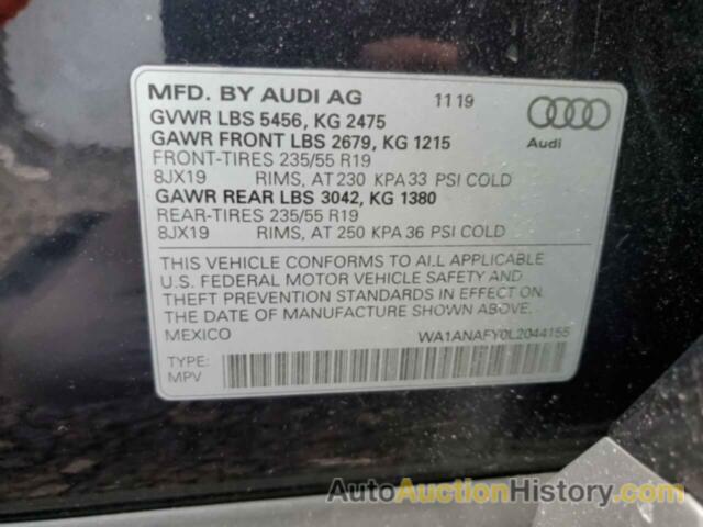 AUDI Q5 PREMIUM, WA1ANAFY0L2044155