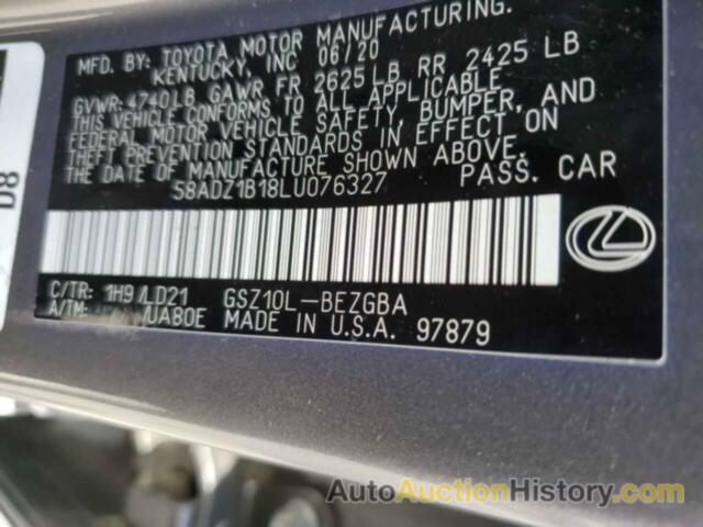 LEXUS ES350 350, 58ADZ1B18LU076327