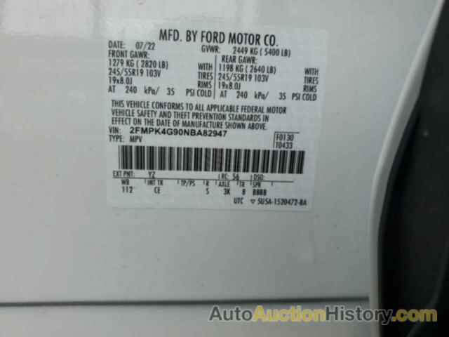 FORD EDGE SE, 2FMPK4G90NBA82947