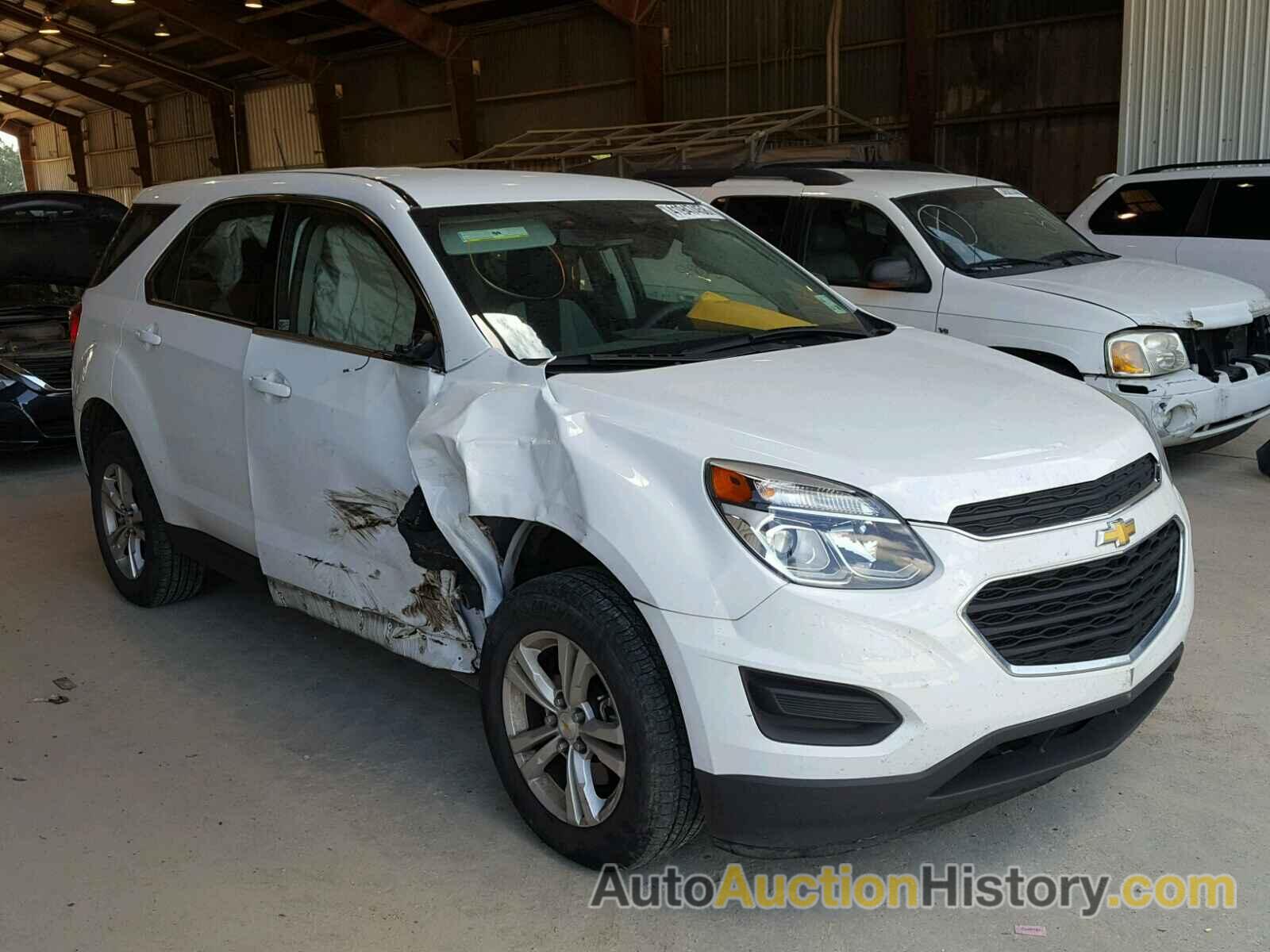 2016 CHEVROLET EQUINOX LS, 2GNALBEK4G6240856